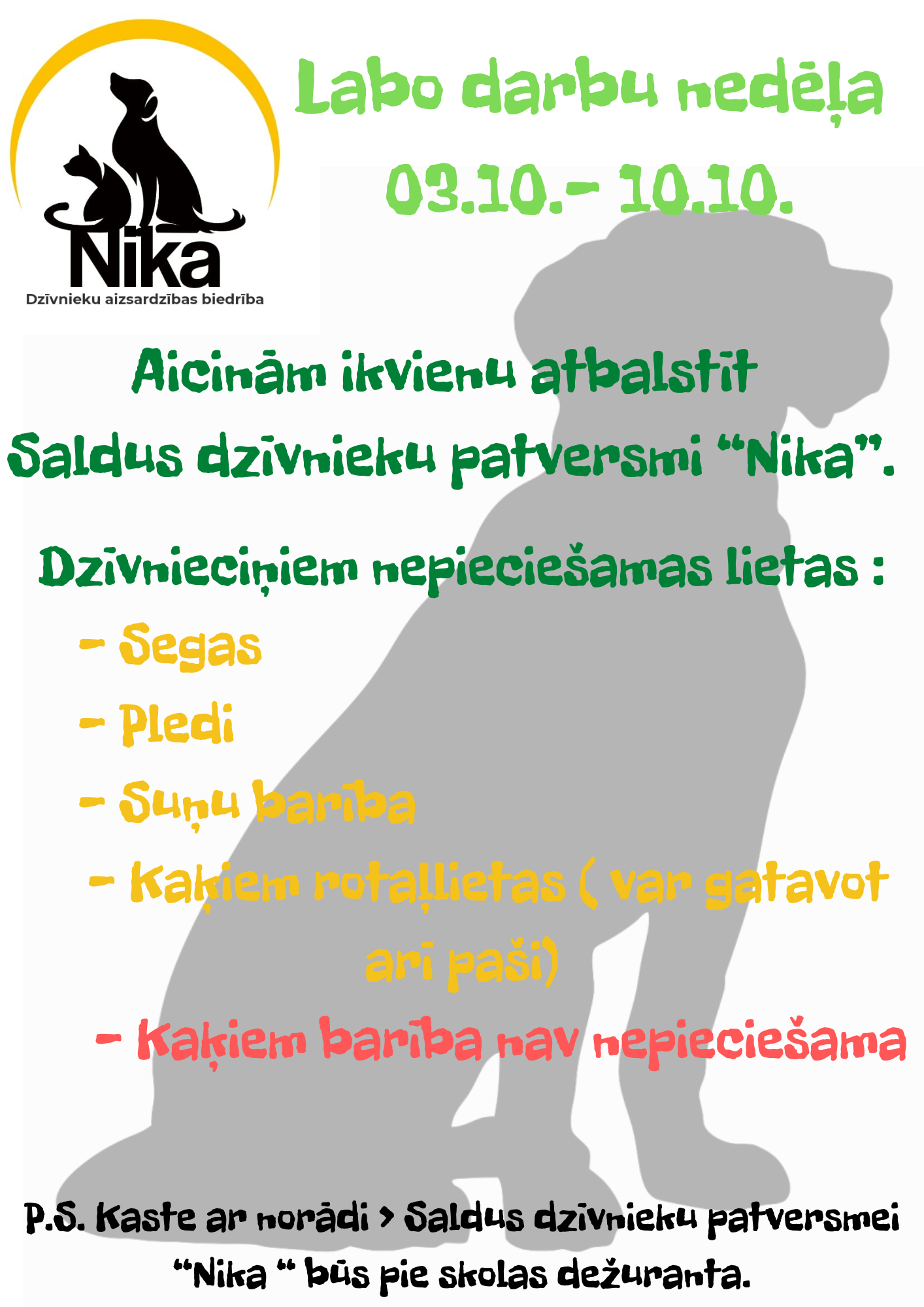 Labo darbu nedēļa 03.10. 10